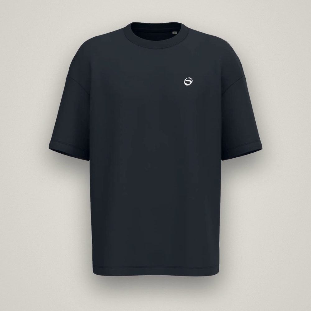 Club Tee bleu, logo S sur le cœur