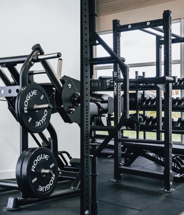 Plateau avec poids de musculation